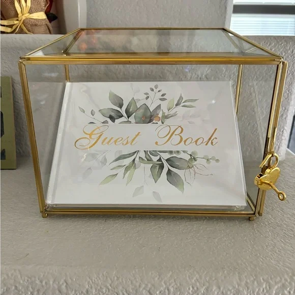 Glass gift card box with Guest Book - Picture 4 of 6